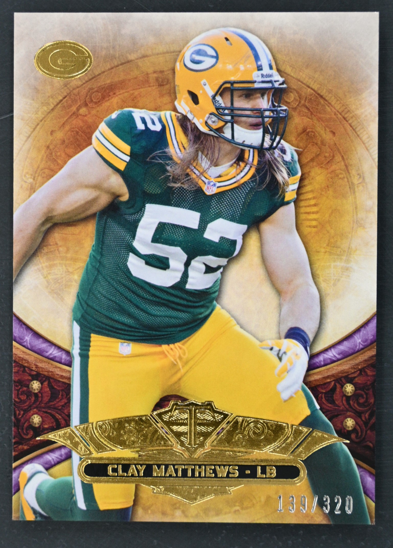 2013 Topps Triple Threads #2 Clay Matthews /320 Purple Green Bay Packers - Picture 1 of 2