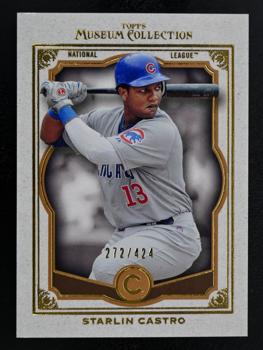 2013 Topps Museum Collection #13 Starlin Castro /424 Copper Chicago Cubs - Picture 1 of 2