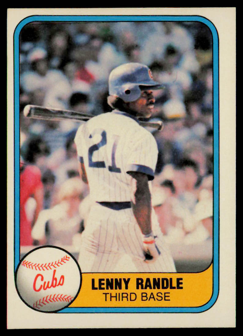 1981 Fleer #301 Lenny Randle Chicago Cubs - Picture 1 of 2