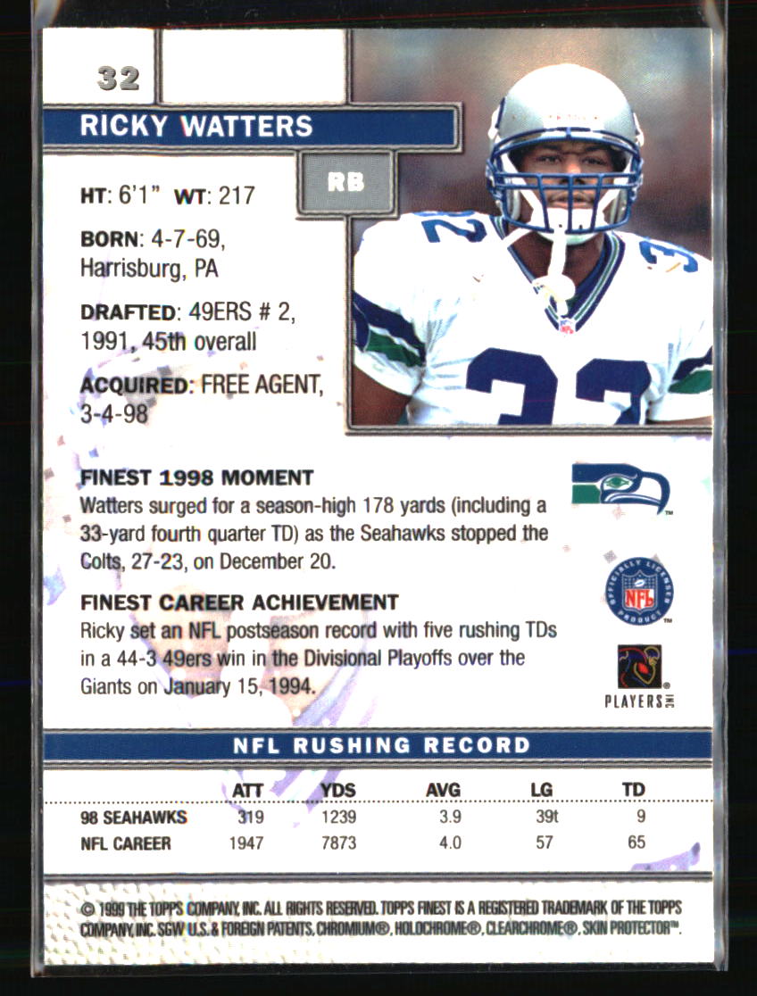 Seattle Seahawks Football Cards - Choose from 100s Player Qty Discount - Part 5 - Picture 409 of 481