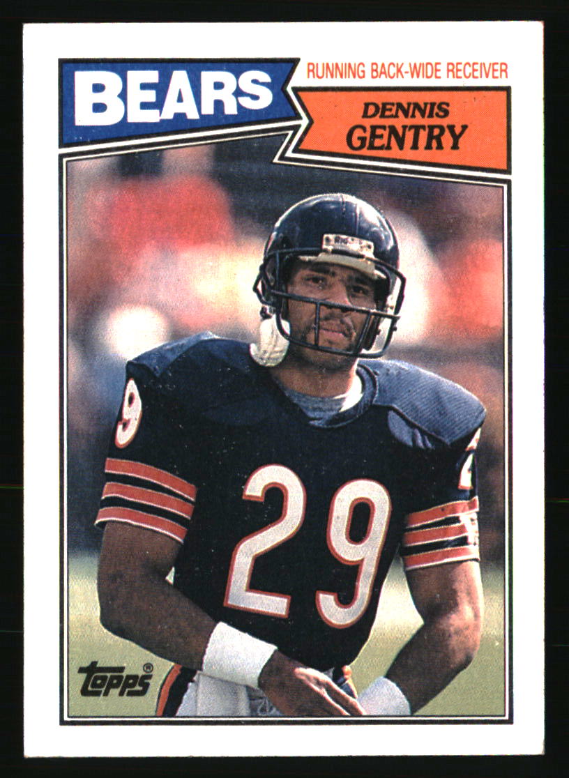 1986 Topps 27 Dave Duerson Chicago Bears Well Centered Mint-9 