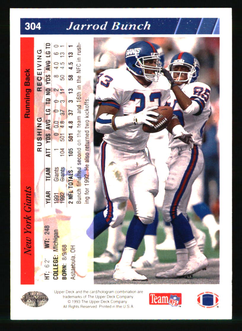 New York Giants Football Cards Quantity Discount 100s to Choose From