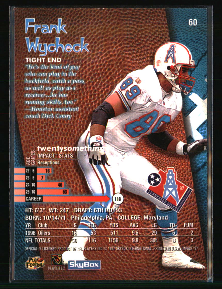 Houston Oilers Football Cards - Choose from 100s Player Qty Discount - Part 1 - Picture 75 of 293