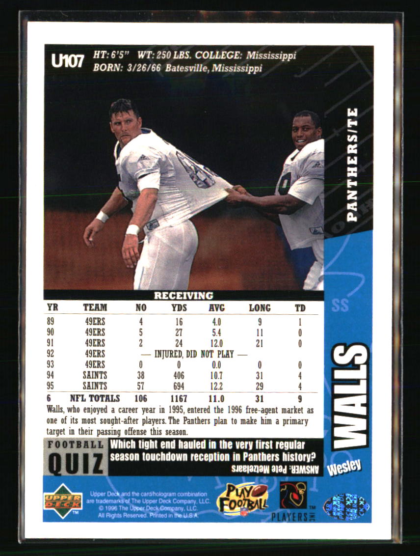 Carolina Panthers Football Cards - Choose from 50s Player Qty Discount - Part 6 - Picture 399 of 477