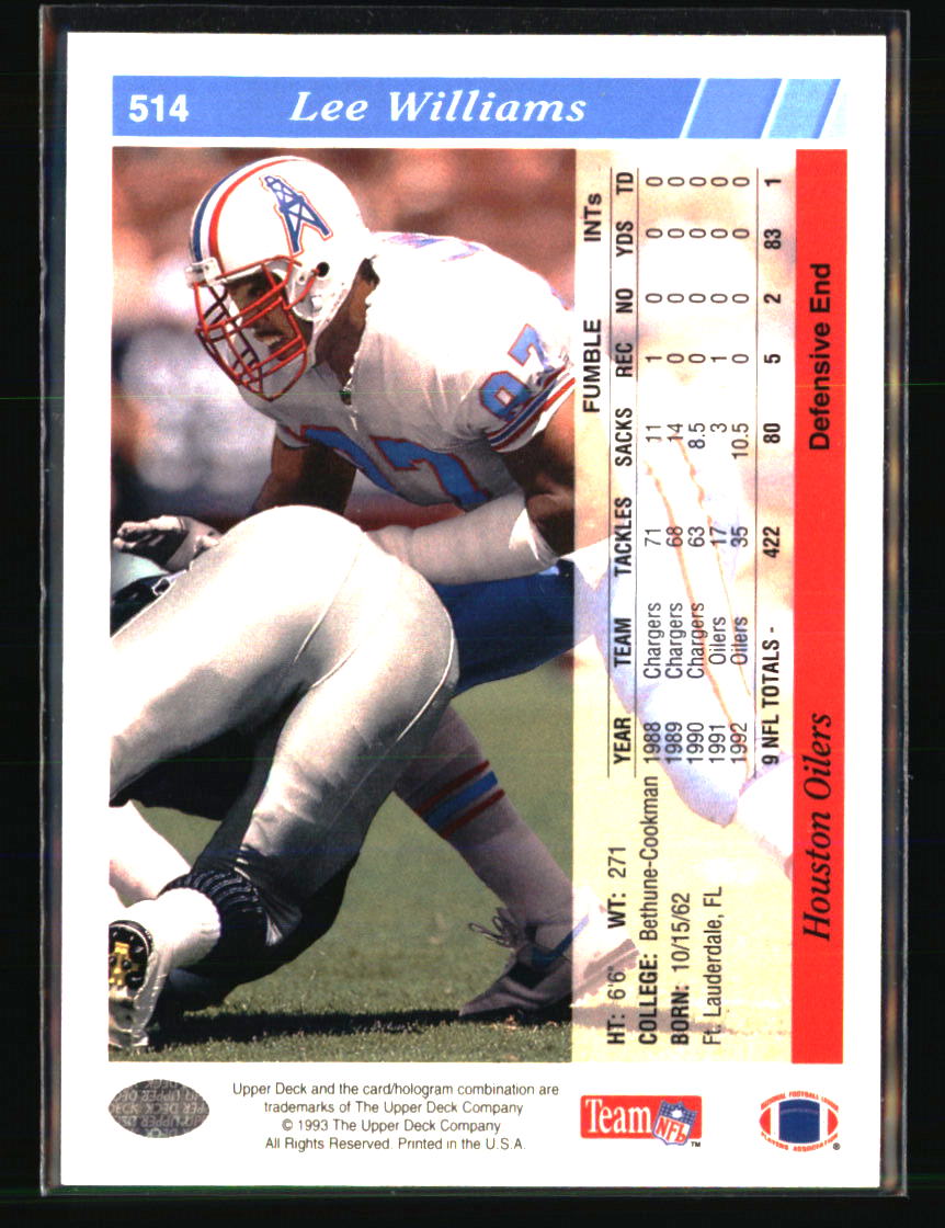 Houston Oilers Football Cards - Choose from 100s Player Qty Discount - Part 1 - Picture 87 of 293