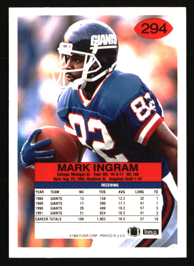 New York Giants Football Cards Quantity Discount 100s to Choose From