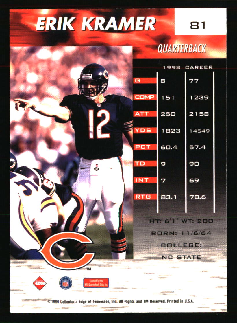 Chicago Bears Football Cards - Choose Player Quantity Discount - Picture 57 of 371
