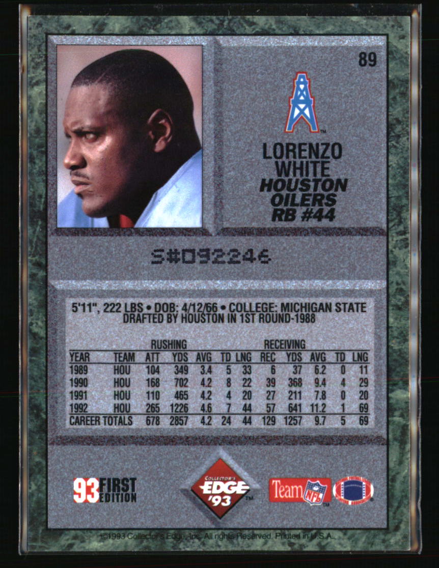 Houston Oilers Football Cards - Choose from 100s Player Qty Discount - Part 1 - Picture 111 of 293