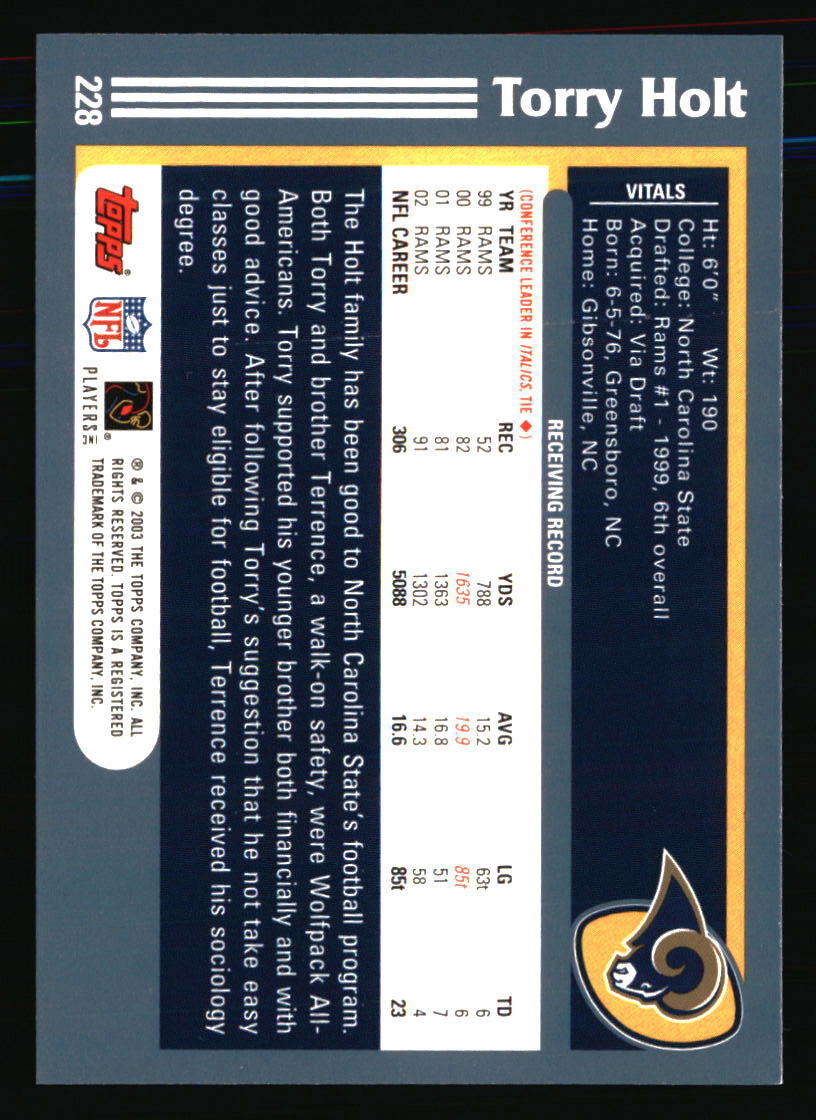 St. Louis Rams Football Cards - Choose from 100s Player Quantity Discount - Pt 2 - Picture 39 of 405