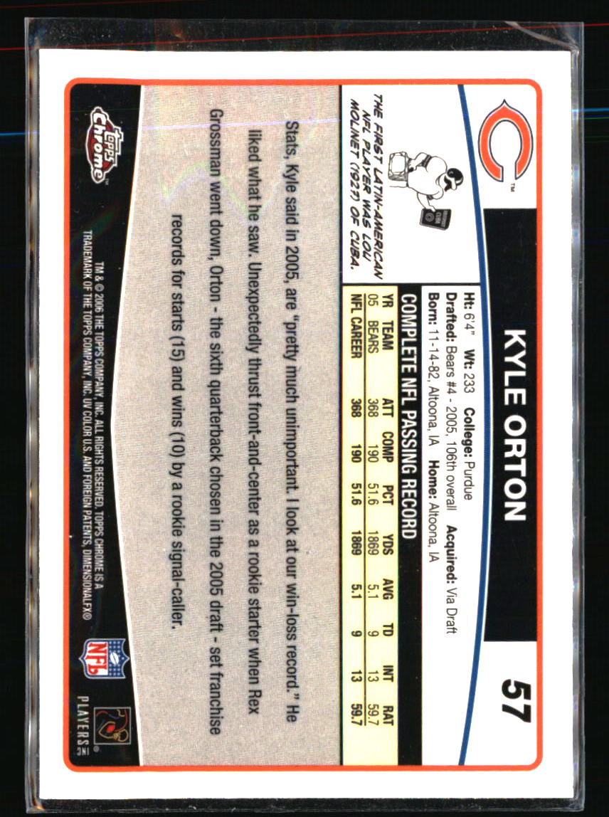 Chicago Bears Football Cards - Choose Player Quantity Discount - Picture 269 of 371