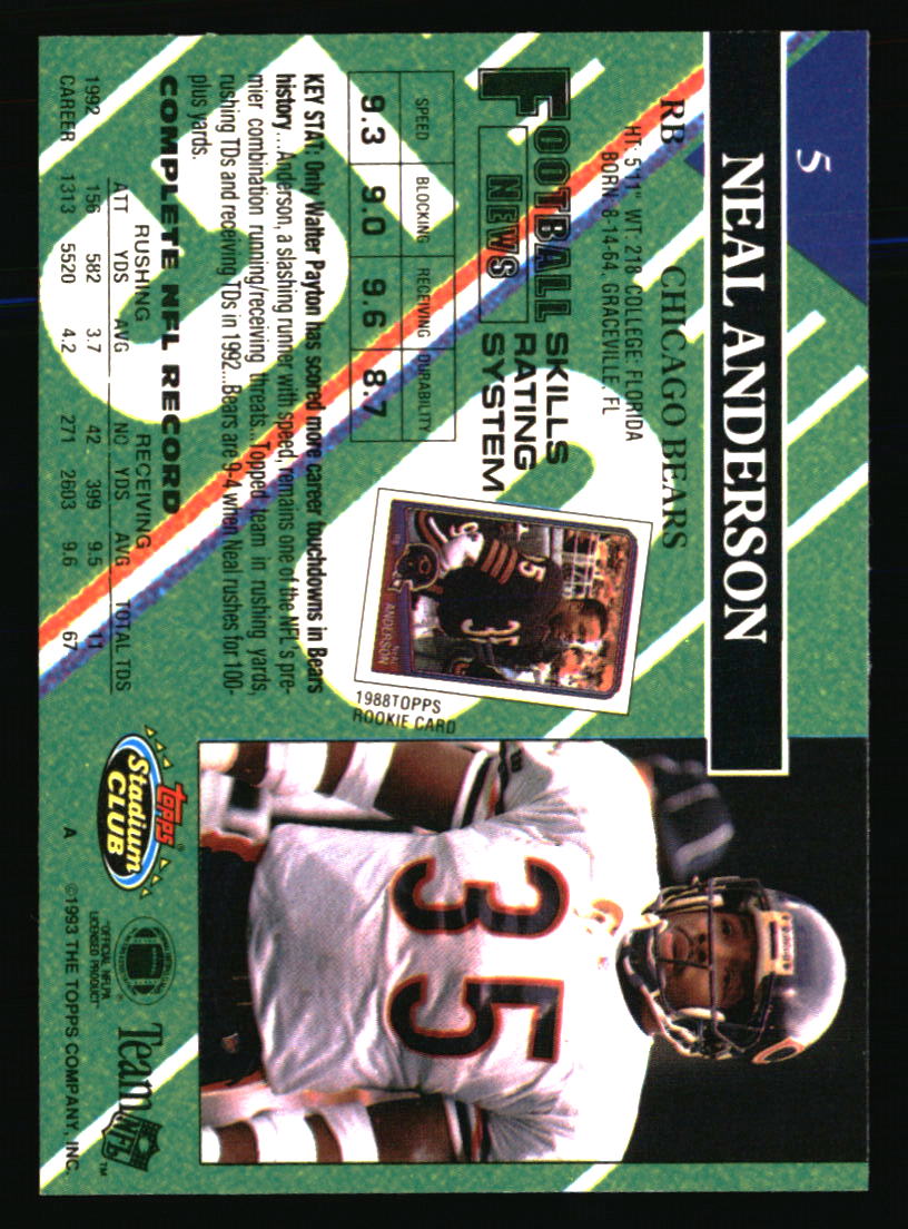 Chicago Bears Football Cards - Choose Player Quantity Discount - Picture 279 of 371