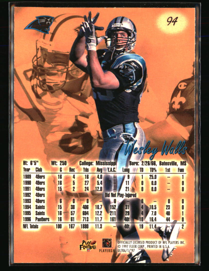 Carolina Panthers Football Cards - Choose from 50s Player Qty Discount - Part 6 - Picture 437 of 477