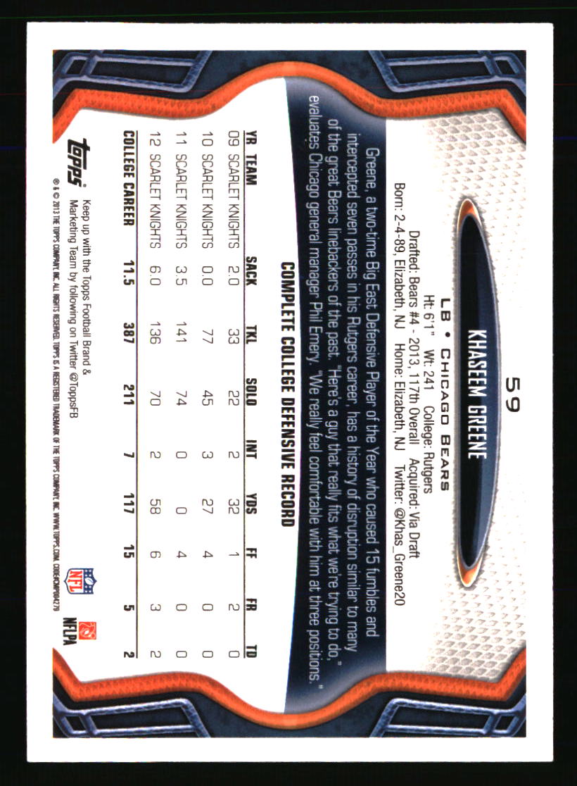 Chicago Bears Football Cards - Choose Player Quantity Discount - Picture 343 of 371