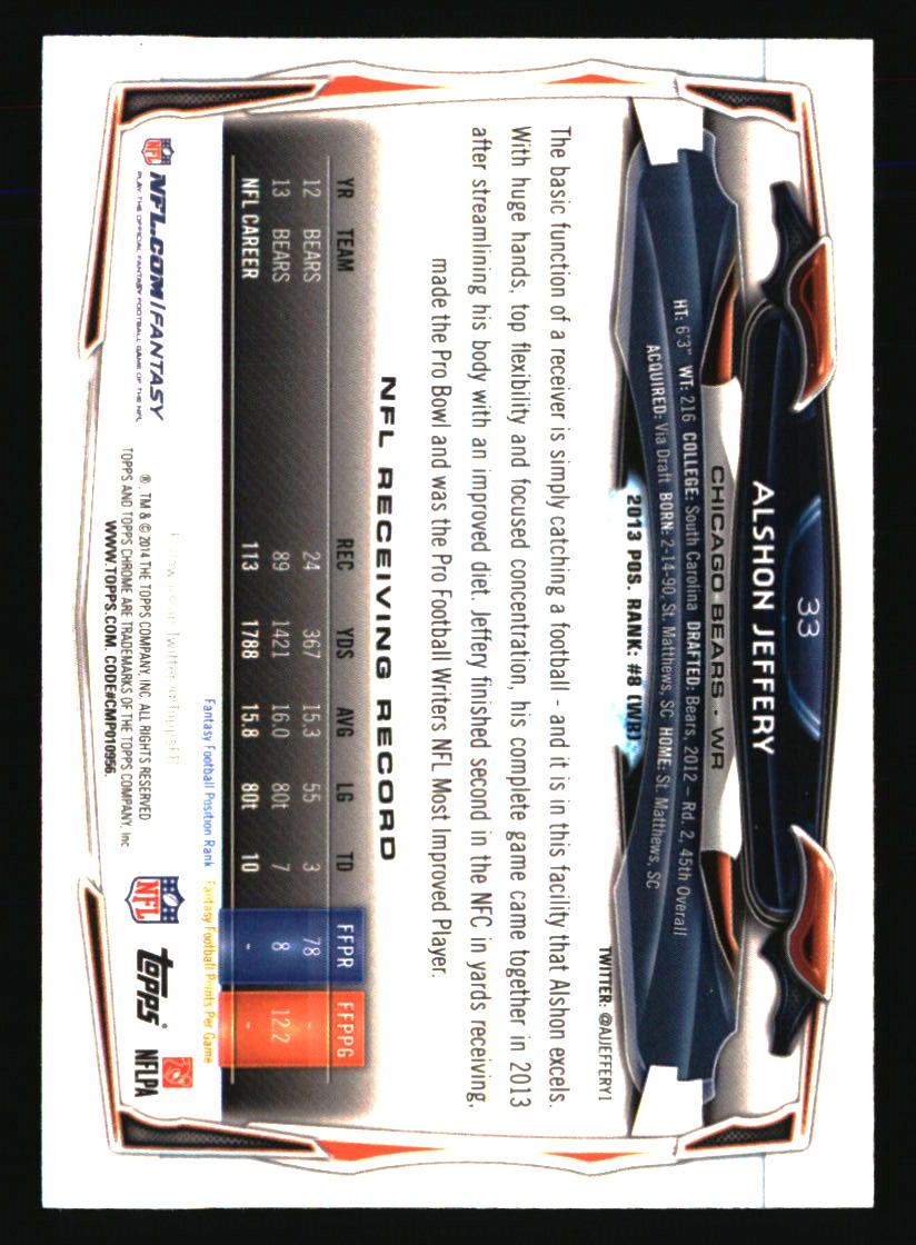 Chicago Bears Football Cards - Choose Player Quantity Discount - Picture 347 of 371