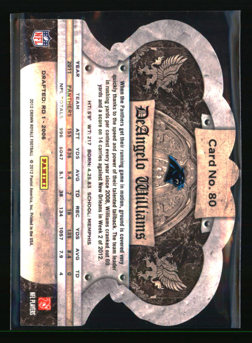 Carolina Panthers Football Cards - Choose from 50s Player Qty Discount - Part 6 - Picture 447 of 477