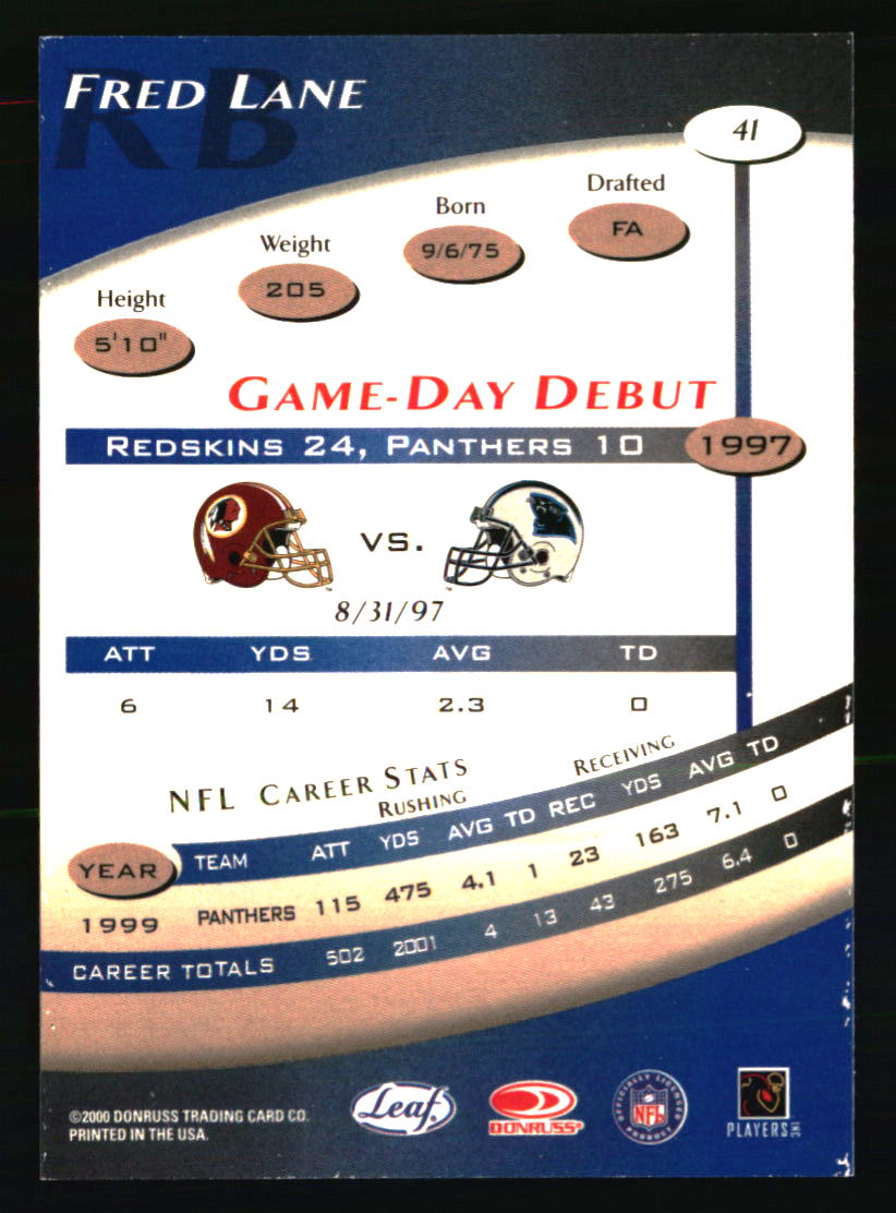 Carolina Panthers Football Cards - Choose from 50s Player Qty Discount - Part 6 - Picture 453 of 477