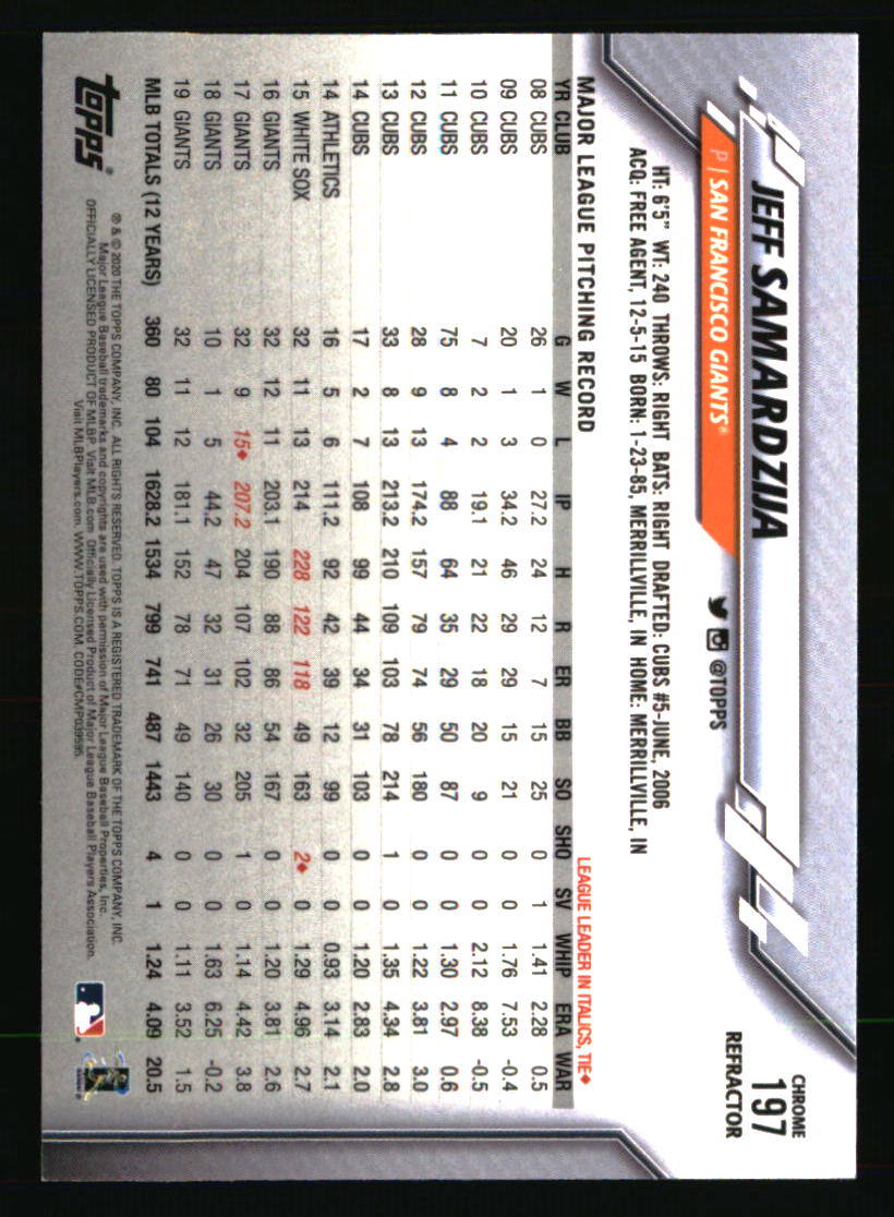 San Francisco Giants Baseball Cards - Choose from 100s Quantity Discount Part 4 - Picture 363 of 467