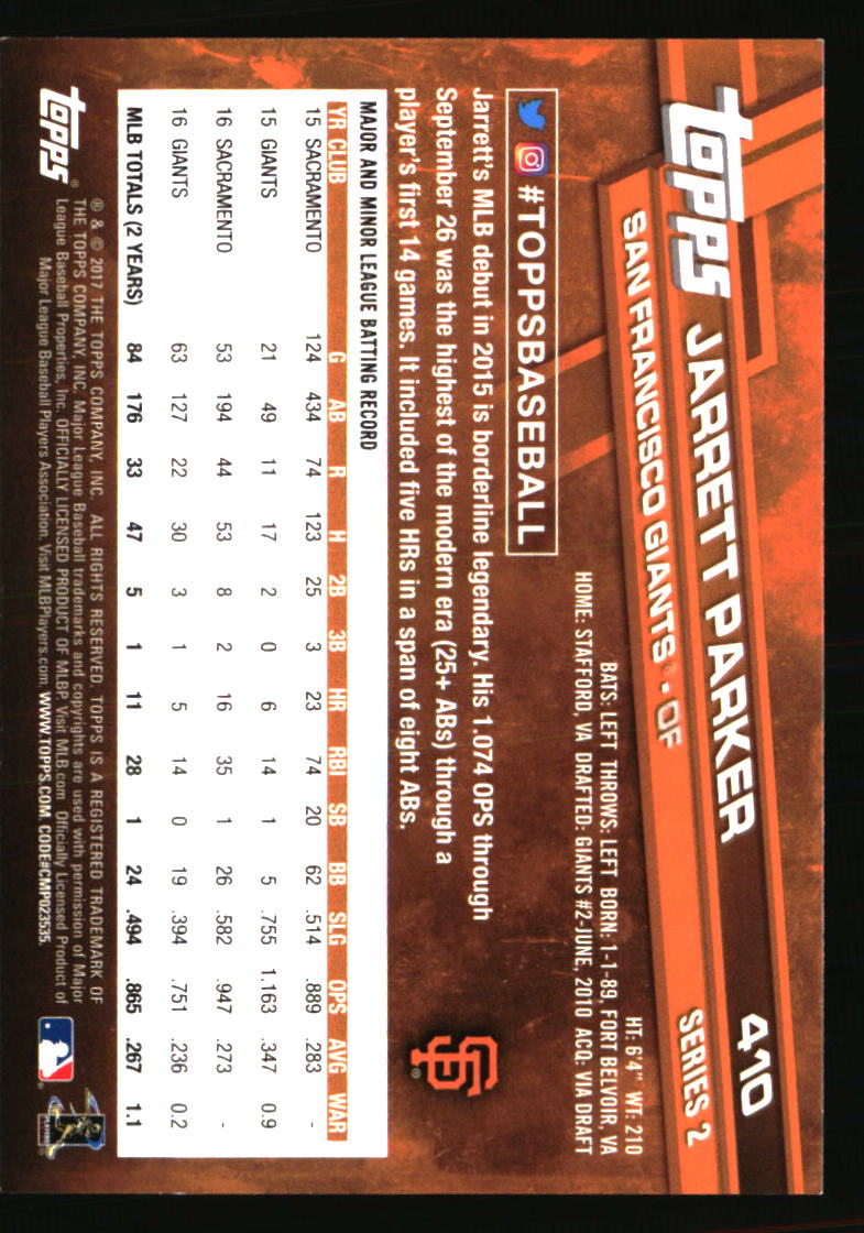 San Francisco Giants Baseball Cards - Choose from 100s Quantity Discount Part 4 - Picture 369 of 467