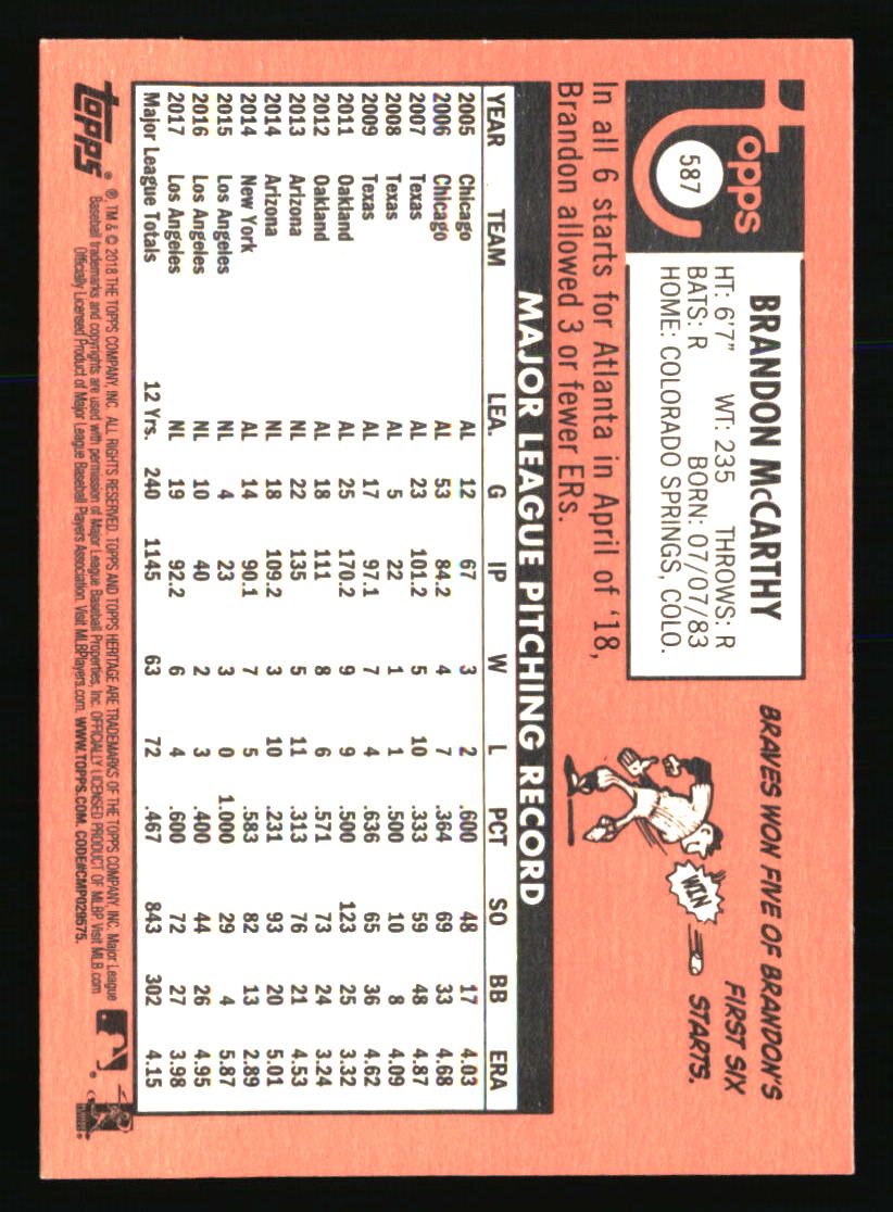 Atlanta Braves Baseball Cards Choose From 100s Players Qty Discount pt.2 - Picture 65 of 485