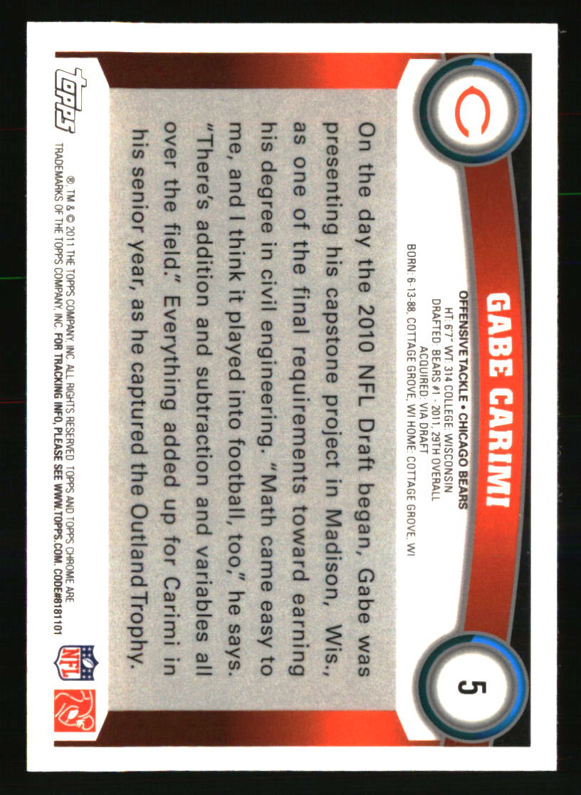 Chicago Bears Football Cards - Choose from 100s Qty Discount Pt 5 - Picture 89 of 315