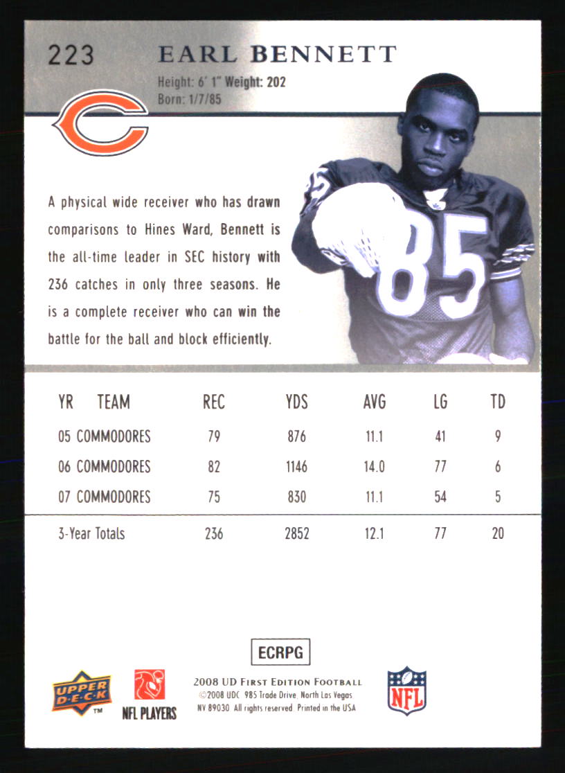 Chicago Bears Football Cards - Choose from 100s Qty Discount Pt 5 - Picture 81 of 315