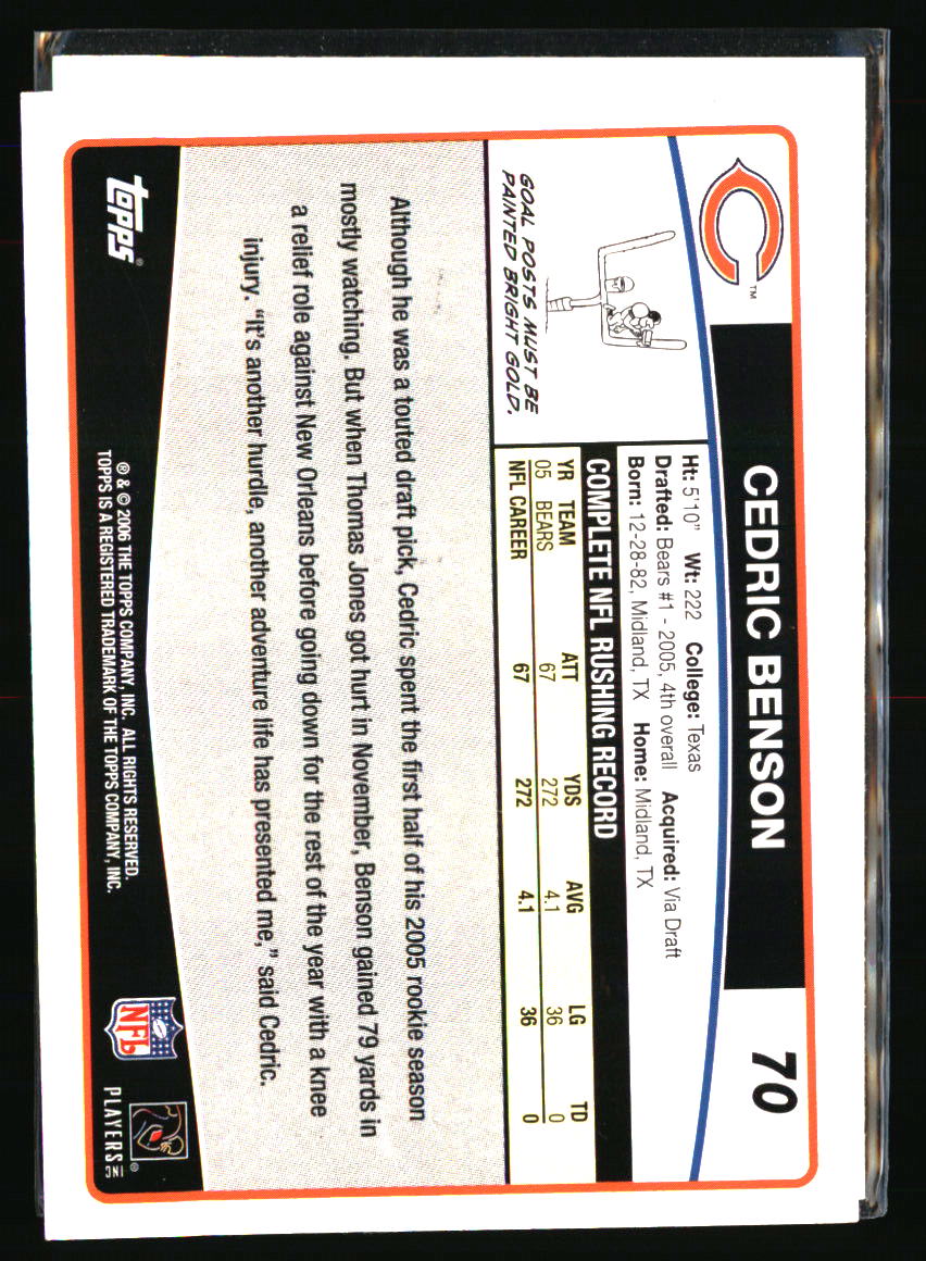 Chicago Bears Football Cards - Choose from 100s Qty Discount Pt 5 - Picture 195 of 315