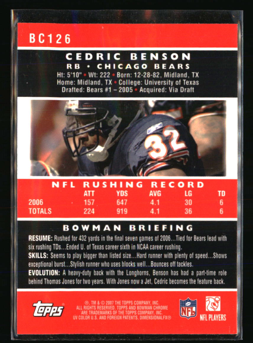 Chicago Bears Football Cards - Choose from 100s Qty Discount Pt 5 - Picture 53 of 315
