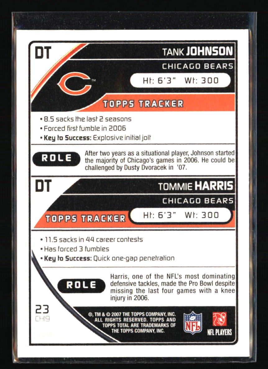 Chicago Bears Football Cards - Choose from 100s Qty Discount Pt 5 - Picture 307 of 315