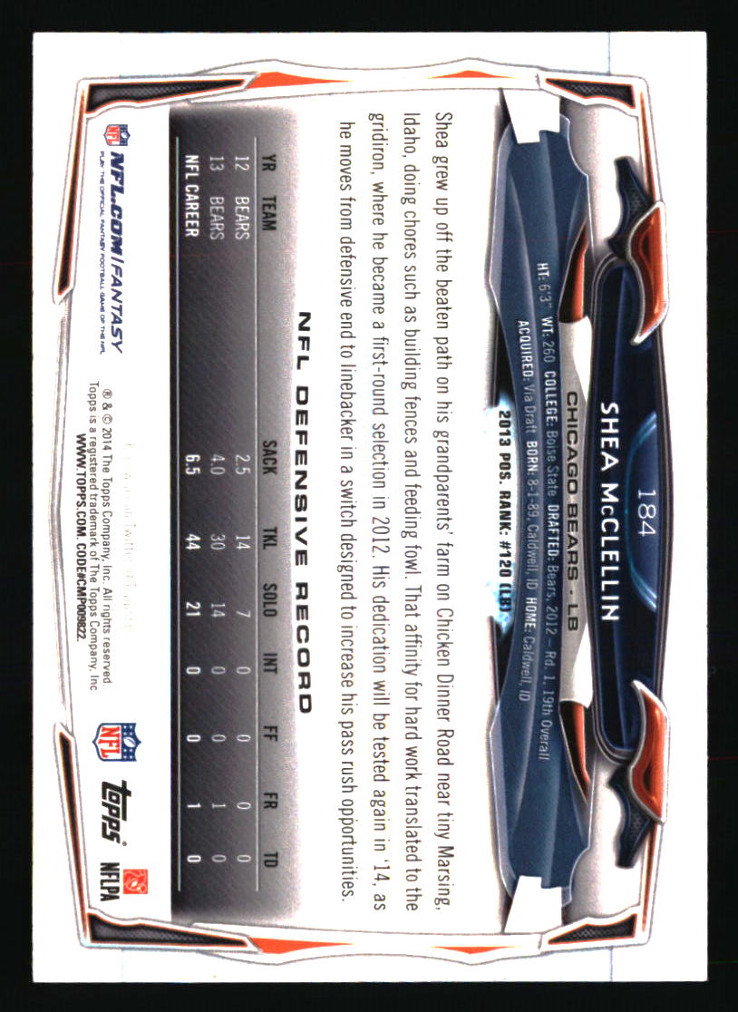 Chicago Bears Football Cards - Choose from 100s Qty Discount Pt 5 - Picture 291 of 315