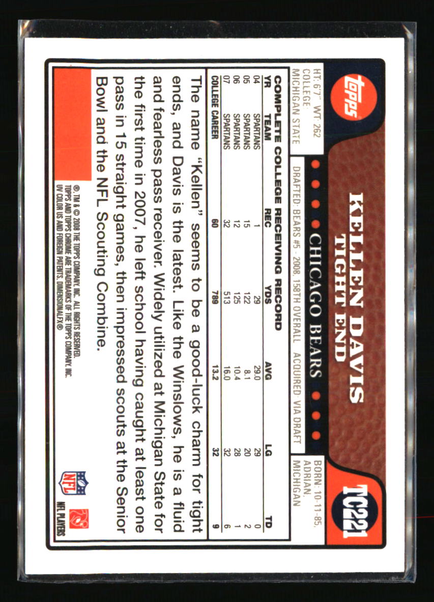 Chicago Bears Football Cards - Choose from 100s Qty Discount Pt 5 - Picture 157 of 315