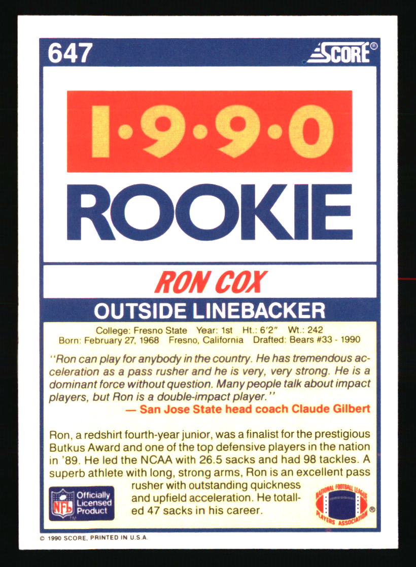 Chicago Bears Football Cards - Choose from 100s Qty Discount Pt 5 - Picture 283 of 315