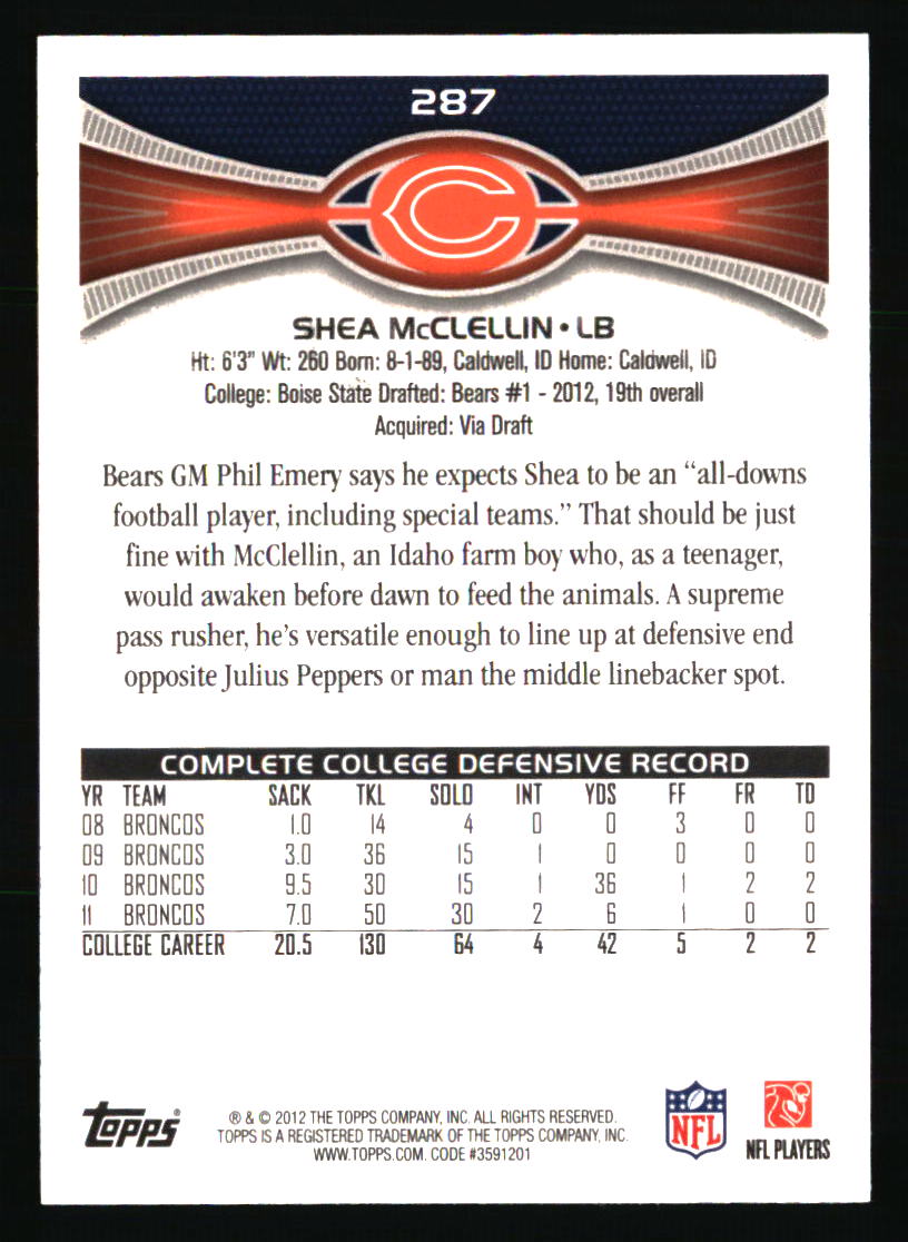 Chicago Bears Football Cards - Choose from 100s Qty Discount Pt 5 - Picture 287 of 315
