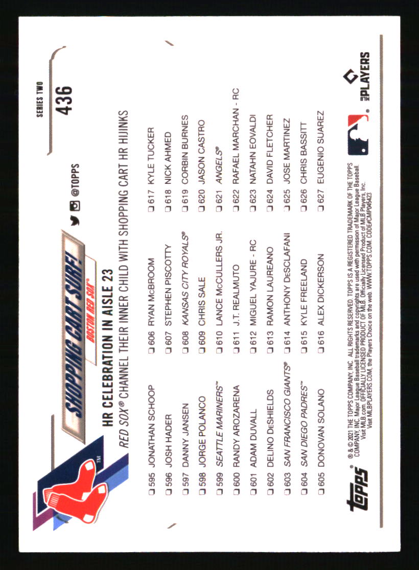 Boston Red Sox Baseball Cards Choose Player Qty Discount 100s to Choose - Picture 319 of 501