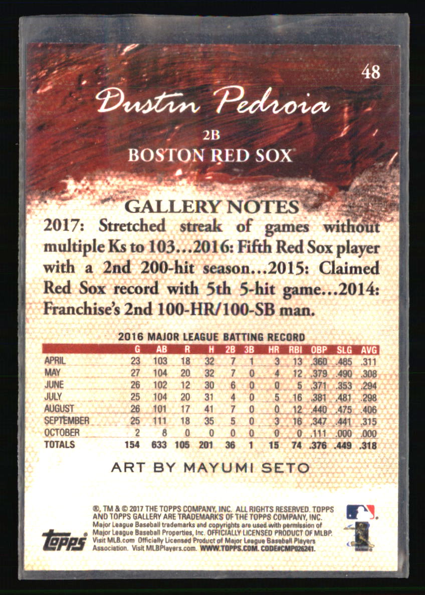 Boston Red Sox Baseball Cards Choose Player Qty Discount 100s to Choose - Picture 109 of 501