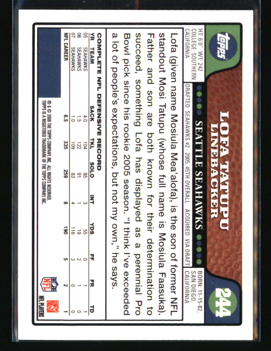 Seattle Seahawks Football Cards - Choose from 100s Player Qty Discount - Part 5 - Picture 465 of 481