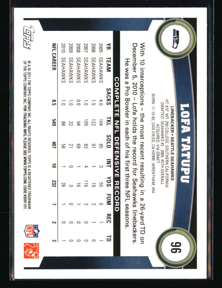 Seattle Seahawks Football Cards - Choose from 100s Player Qty Discount - Part 5 - Picture 471 of 481