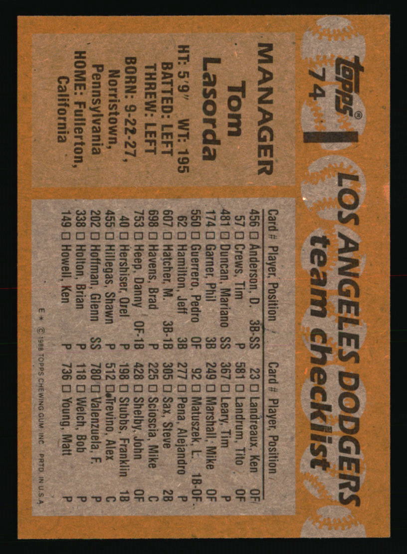 Los Angeles Dodgers Baseball Cards Choose Player Qty Discount 100s to Choose - Picture 375 of 467