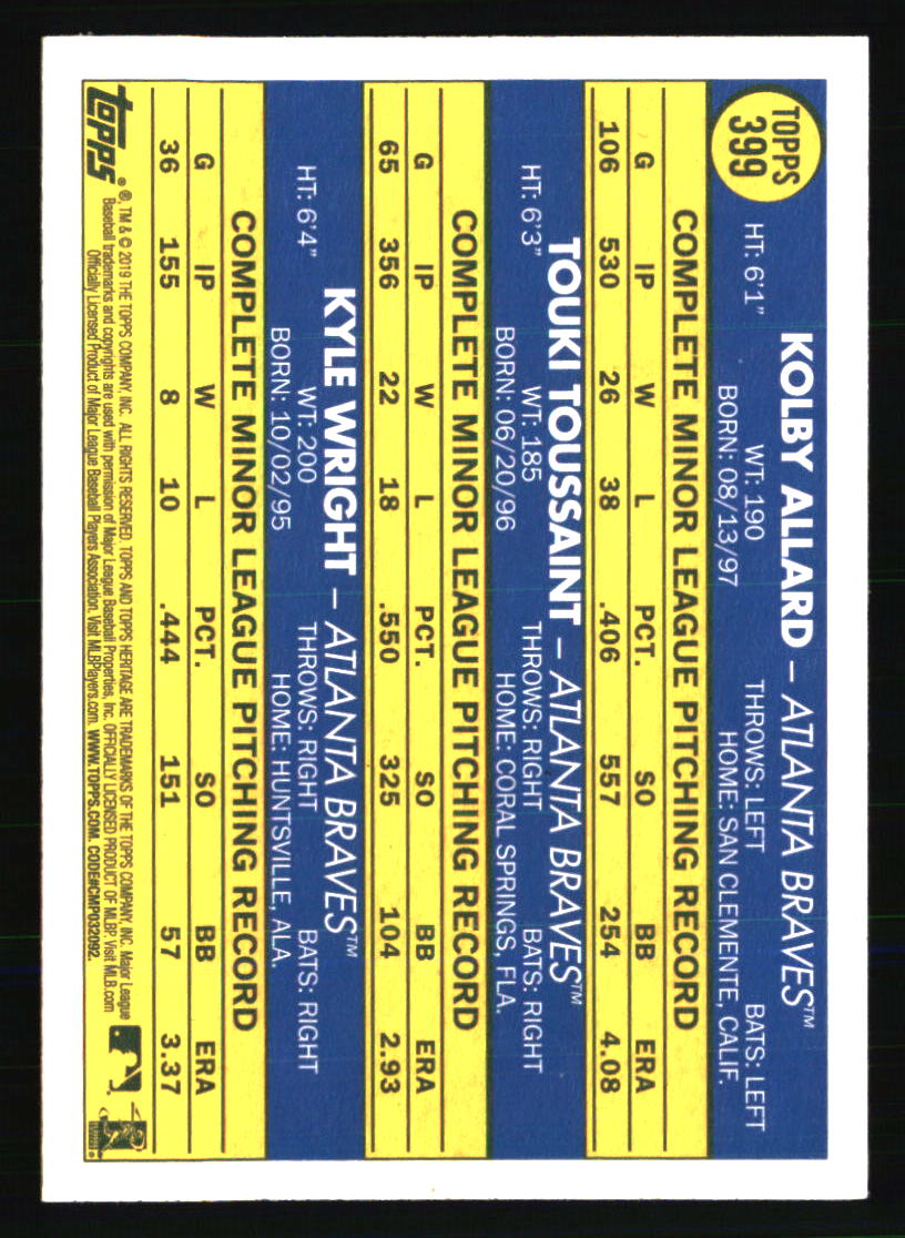 Atlanta Braves Baseball Cards Choose Player Qty Discount 100s to Choose - Picture 459 of 501