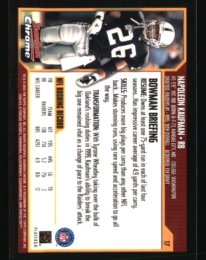 Tarjetas de fútbol americano Oakland Raiders - Elige entre 100 jugadores cantidad descuento - Parte 3 - Imagen 205 de 497