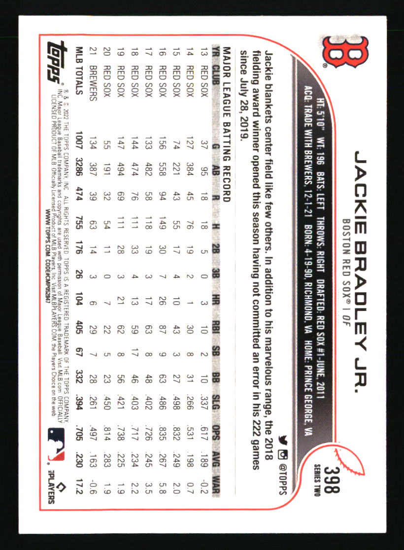 Boston Red Sox Baseball Cards Choose Player Qty Discount 100s to Choose - Picture 447 of 501