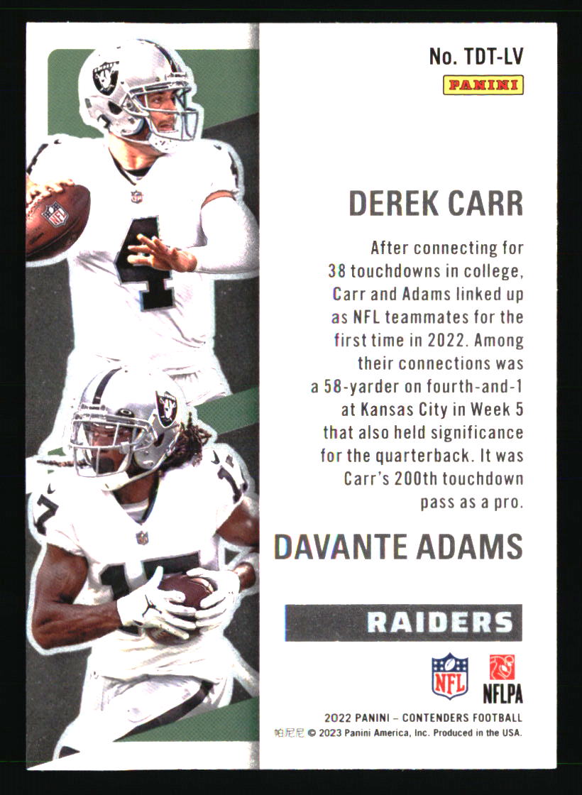 Tarjetas de fútbol americano Oakland Raiders - Elige entre 100 jugadores cantidad descuento - Parte 3 - Imagen 211 de 497