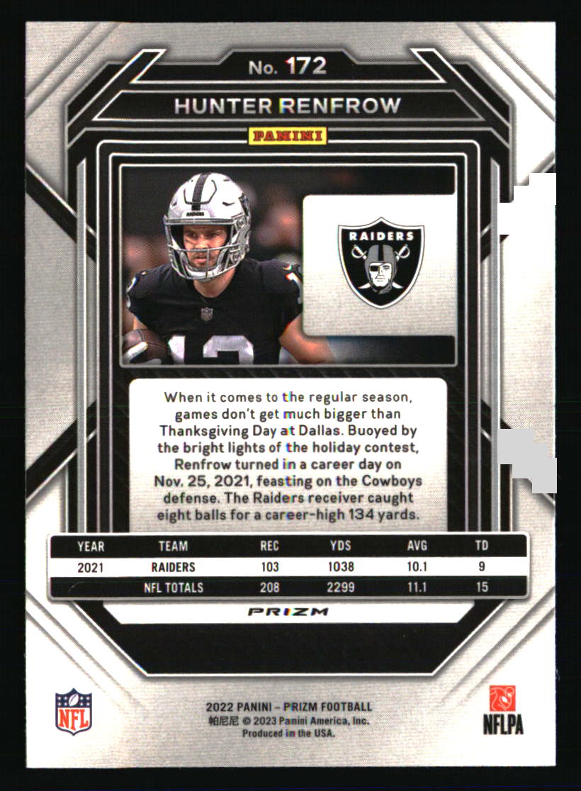 Tarjetas de fútbol americano Oakland Raiders - Elige entre 100 jugadores cantidad descuento - Parte 3 - Imagen 219 de 497
