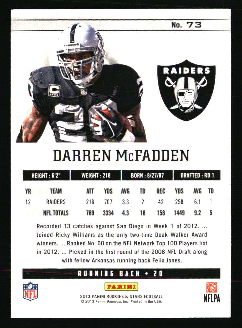 Tarjetas de fútbol americano Oakland Raiders - Elige entre 100 jugadores cantidad descuento - Parte 3 - Imagen 225 de 497