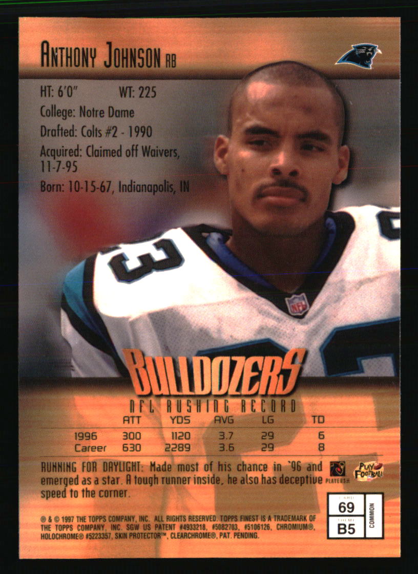 Carolina Panthers Football Cards - Choose from 50s Player Qty Discount - Part 6 - Picture 461 of 477