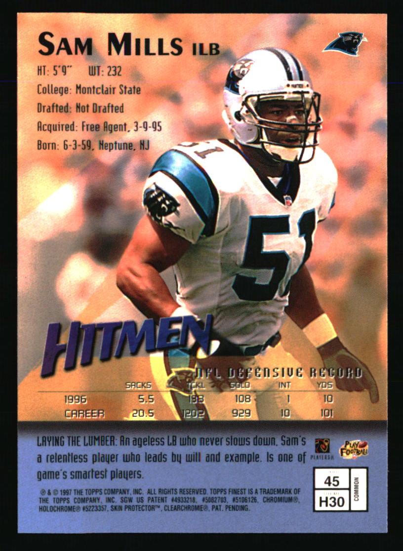 Carolina Panthers Football Cards - Choose from 50s Player Qty Discount - Part 6 - Picture 475 of 477