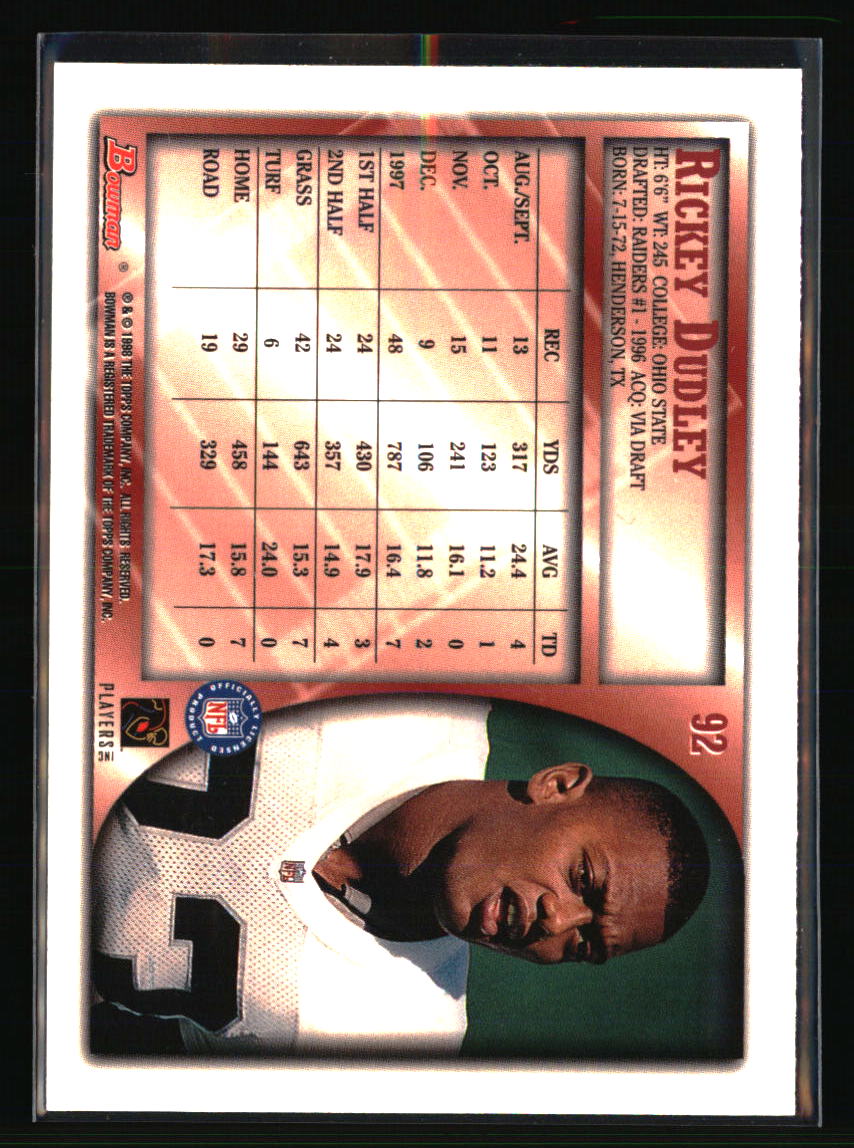 Tarjetas de fútbol americano Oakland Raiders - Elige entre 100 jugadores cantidad descuento - Parte 3 - Imagen 281 de 497