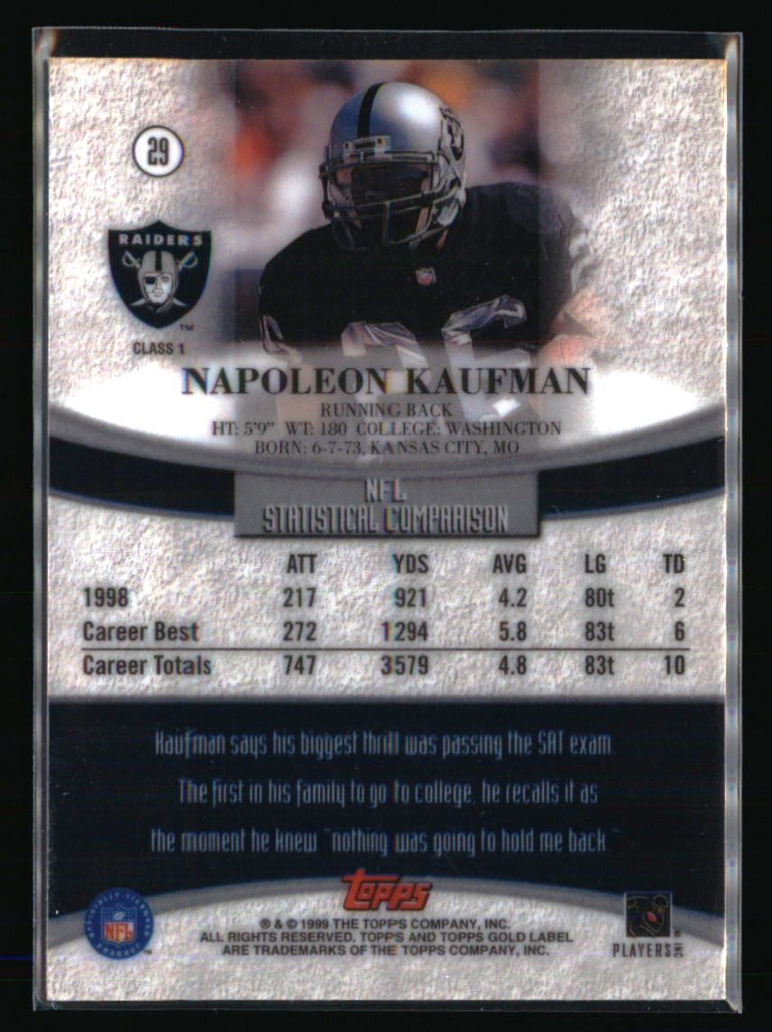 Tarjetas de fútbol americano Oakland Raiders - Elige entre 100 jugadores cantidad descuento - Parte 3 - Imagen 301 de 497