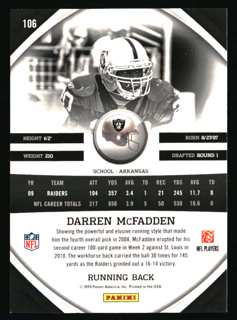 Tarjetas de fútbol americano Oakland Raiders - Elige entre 100 jugadores cantidad descuento - Parte 3 - Imagen 319 de 497