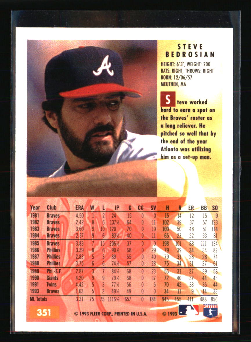 Atlanta Braves Baseball Cards Choose From 100s Players Qty Discount Part 1 - Picture 309 of 437