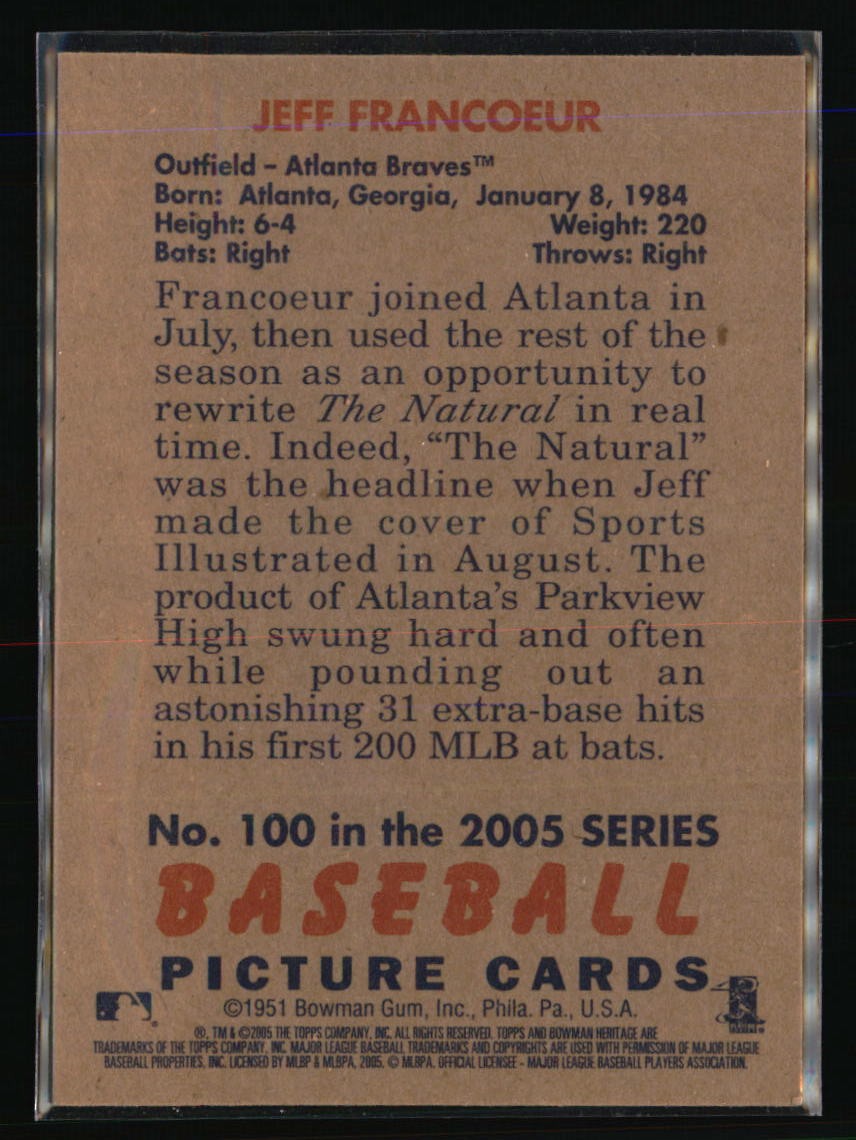 Atlanta Braves Baseball Cards Choose From 100s Players Qty Discount Part 1 - Picture 325 of 437